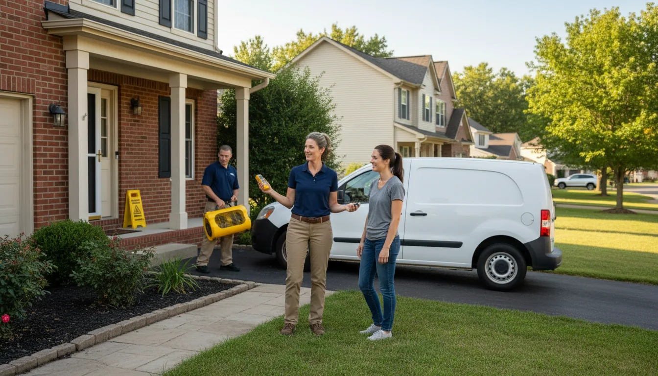 Residential water damage restoration in Gouldsboro, PA